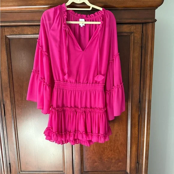 MISA dress with bell sleeve - Picture 2 of 2